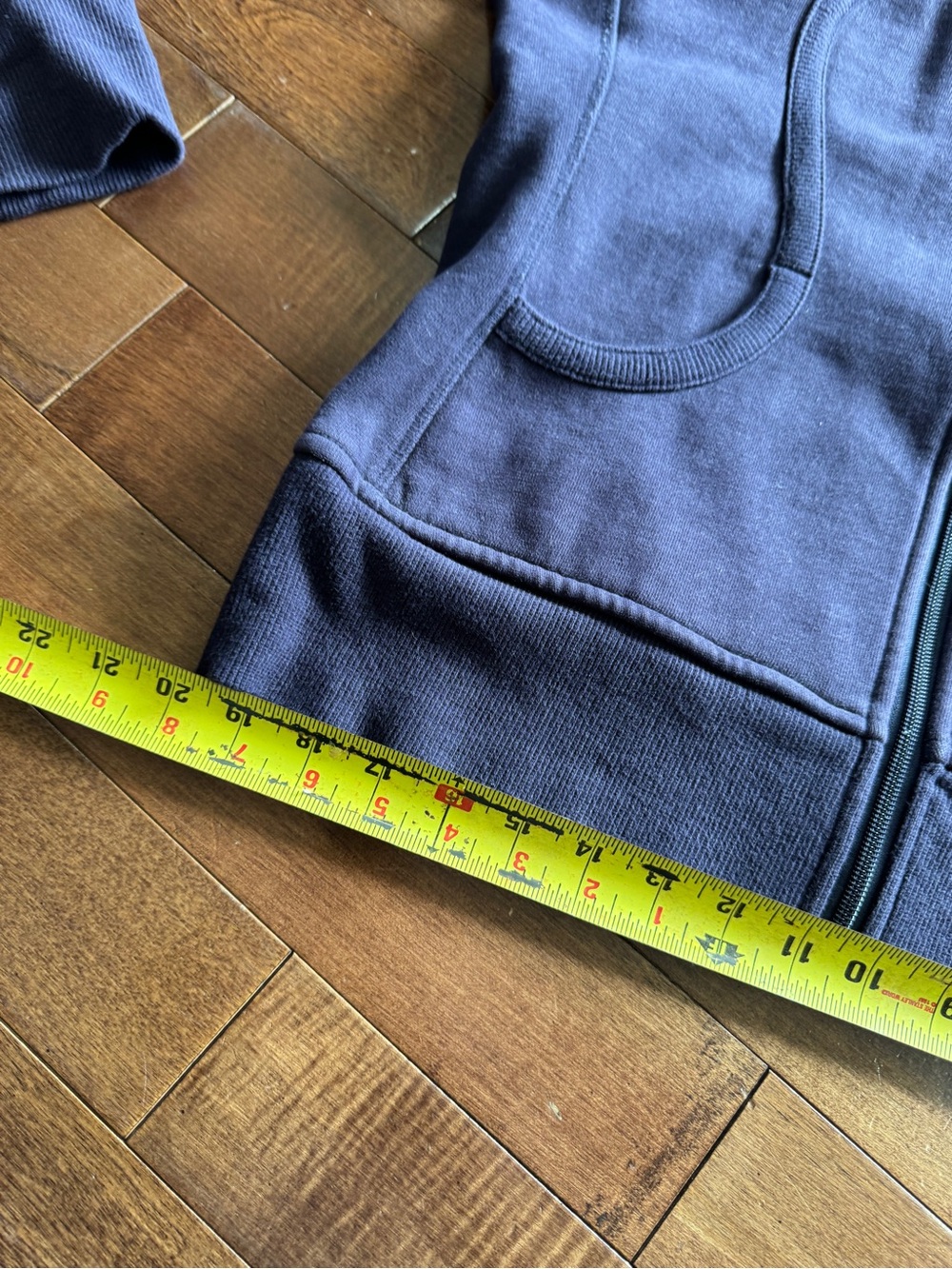 Lululemon Scuba Hoodie Cotton Fleece Sz 12 Dark Purple - Picture 4 of 12